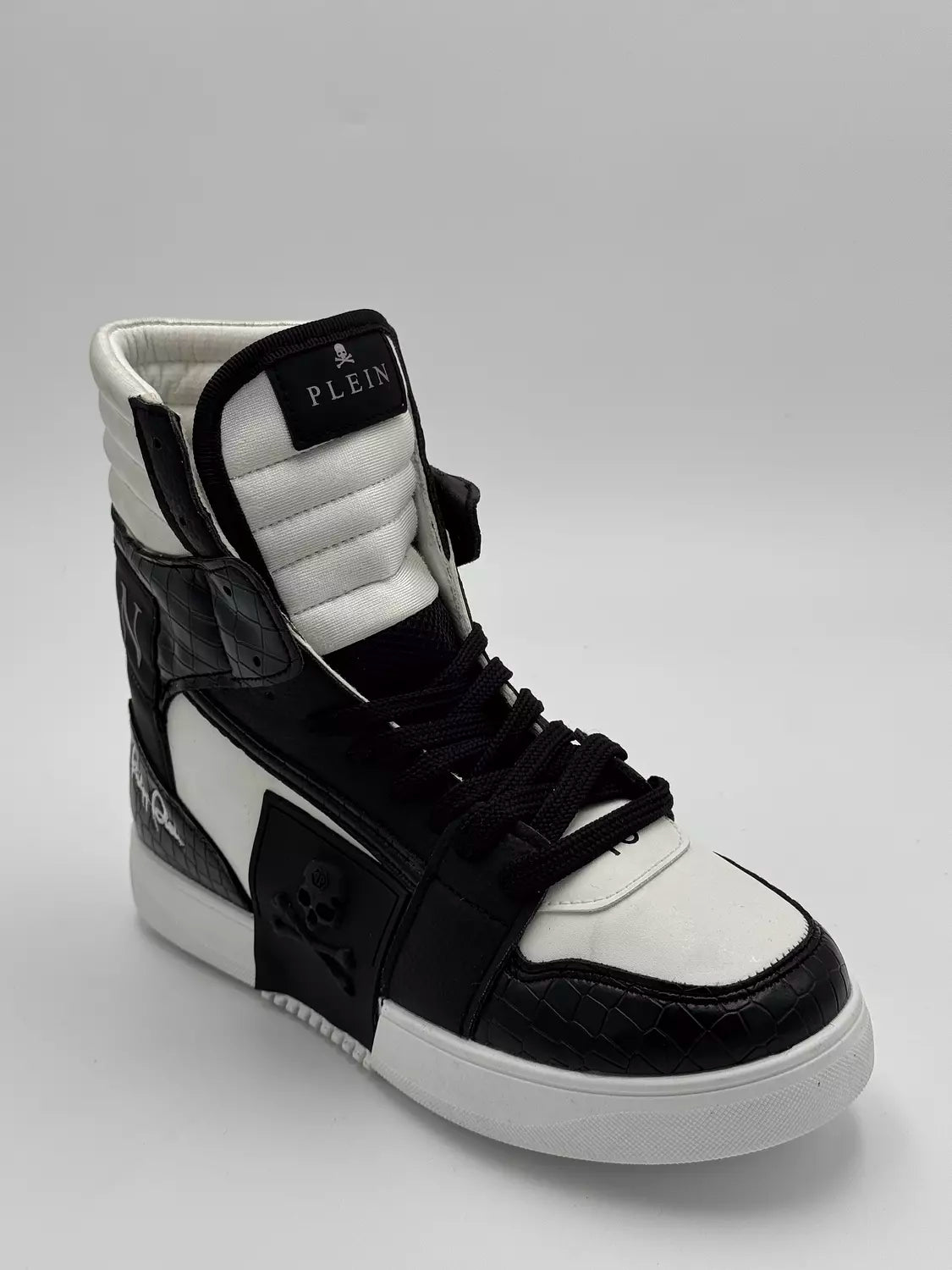 Philipp Plein Phantom Kick$ hi-top "BxW"