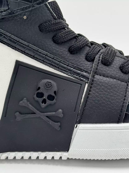 Philipp Plein Phantom Kick$ hi-top "BxW"