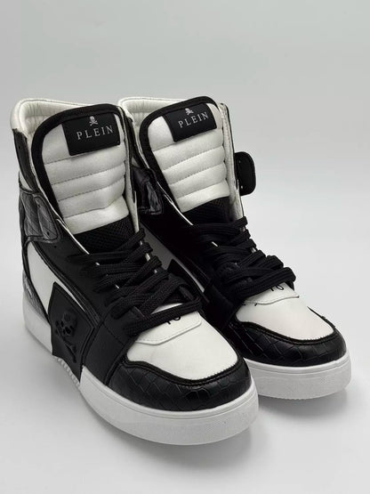 Philipp Plein Phantom Kick$ hi-top "BxW"